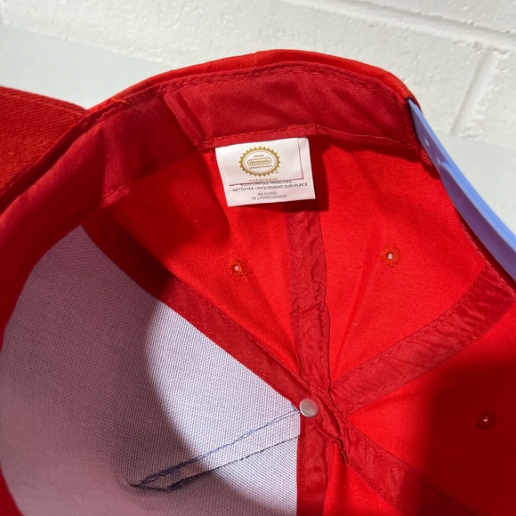 Super Mario Bros Nintendo By Culture Fly Hat Adult Unisex Snapback Red Blue H2 - Picture 7 of 10